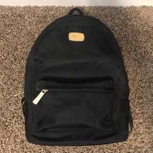 NWOT Jet Set Black Nylon Large Backpack